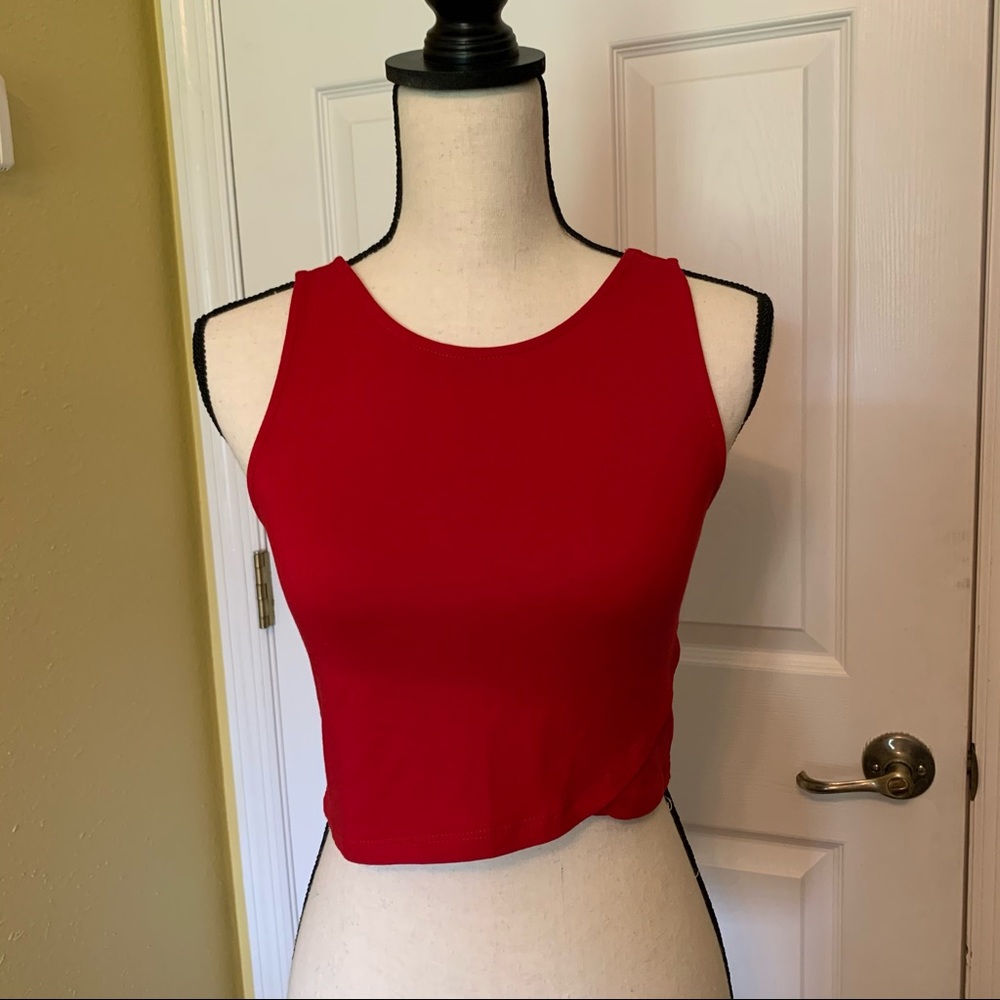 Red Crop Top